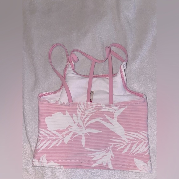 KENSIE Girl pink swimsuit Hawaiian floral print tankini 4 5 6 7 bikini - Picture 6 of 11